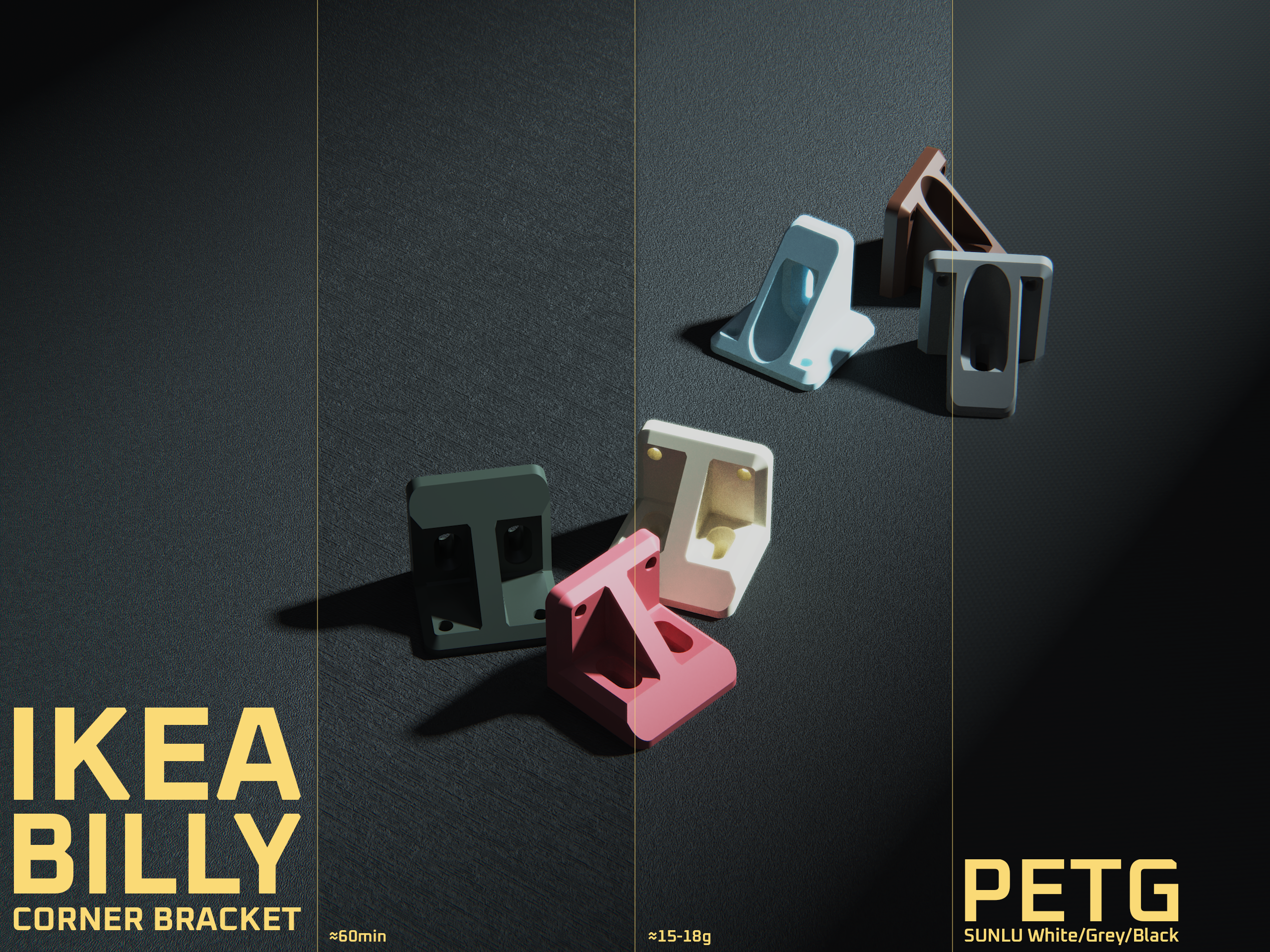 IKEA BILLY Corner Bracket