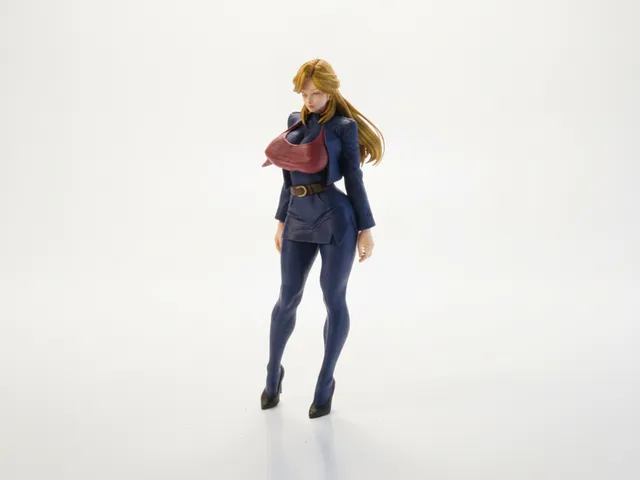 Professional Woman Figurine Office Decor 3D Printable