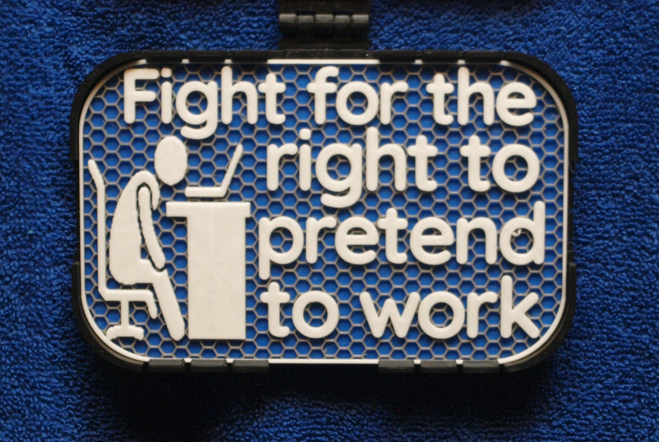 Pretend to Work sign