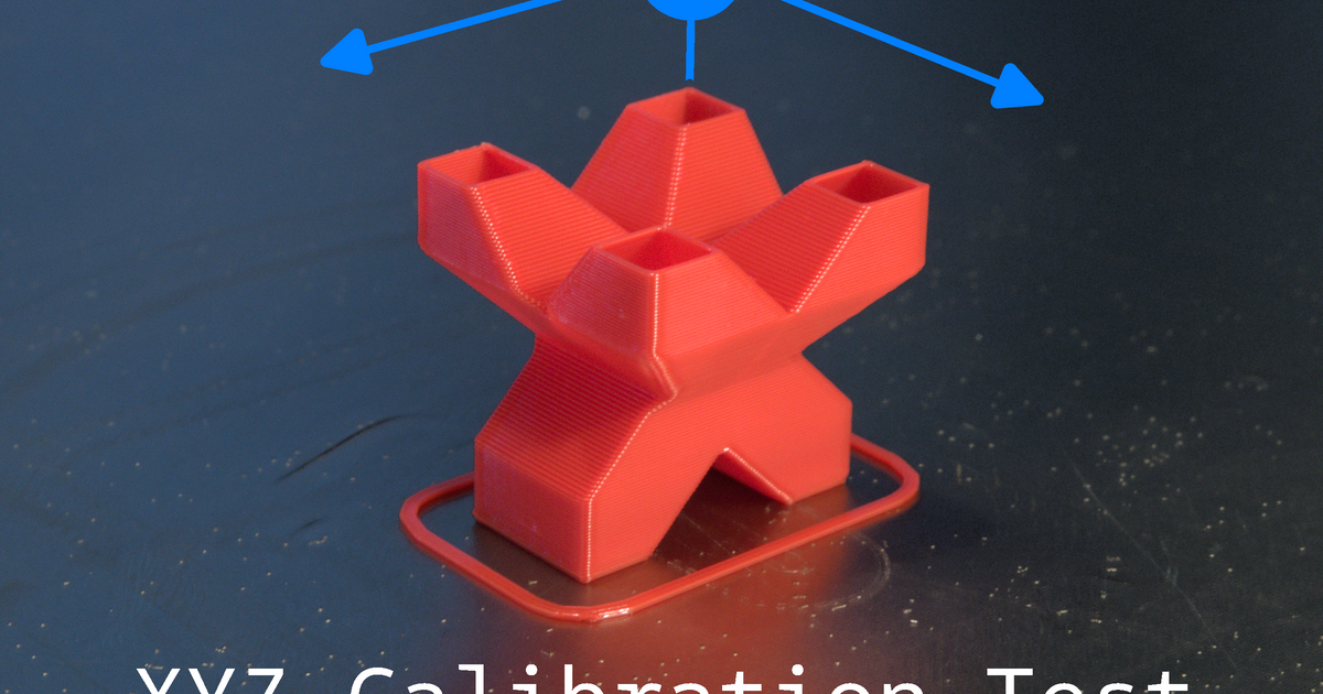 XYZ Calibration Test by spontaniel Download free STL model