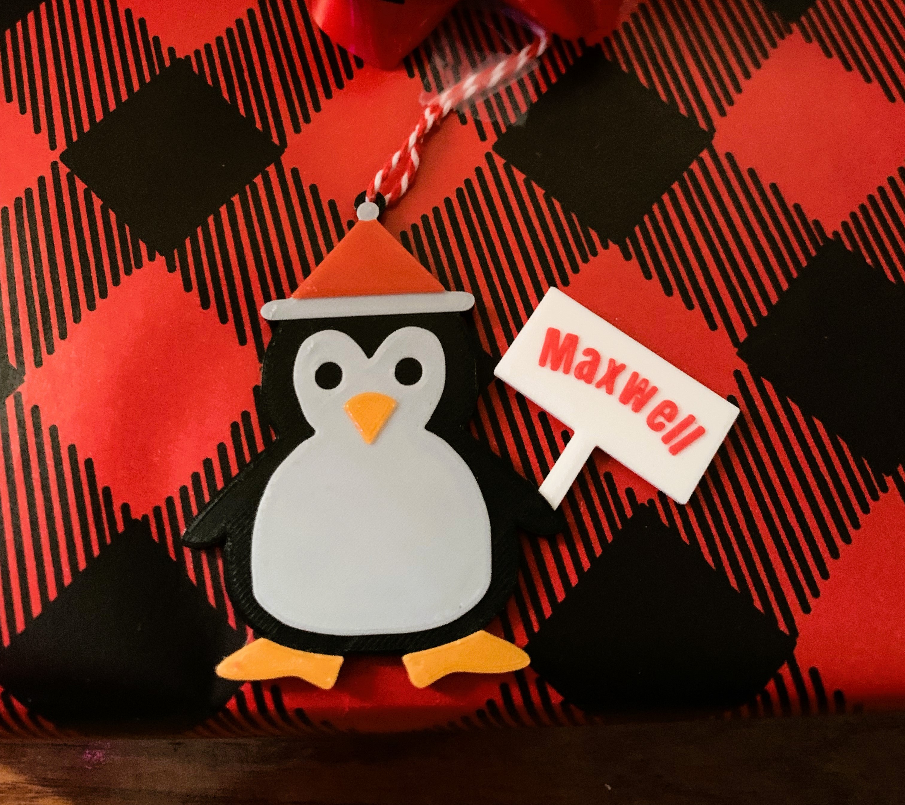 Penguin with Sign by Misspixistix | Download free STL model ...