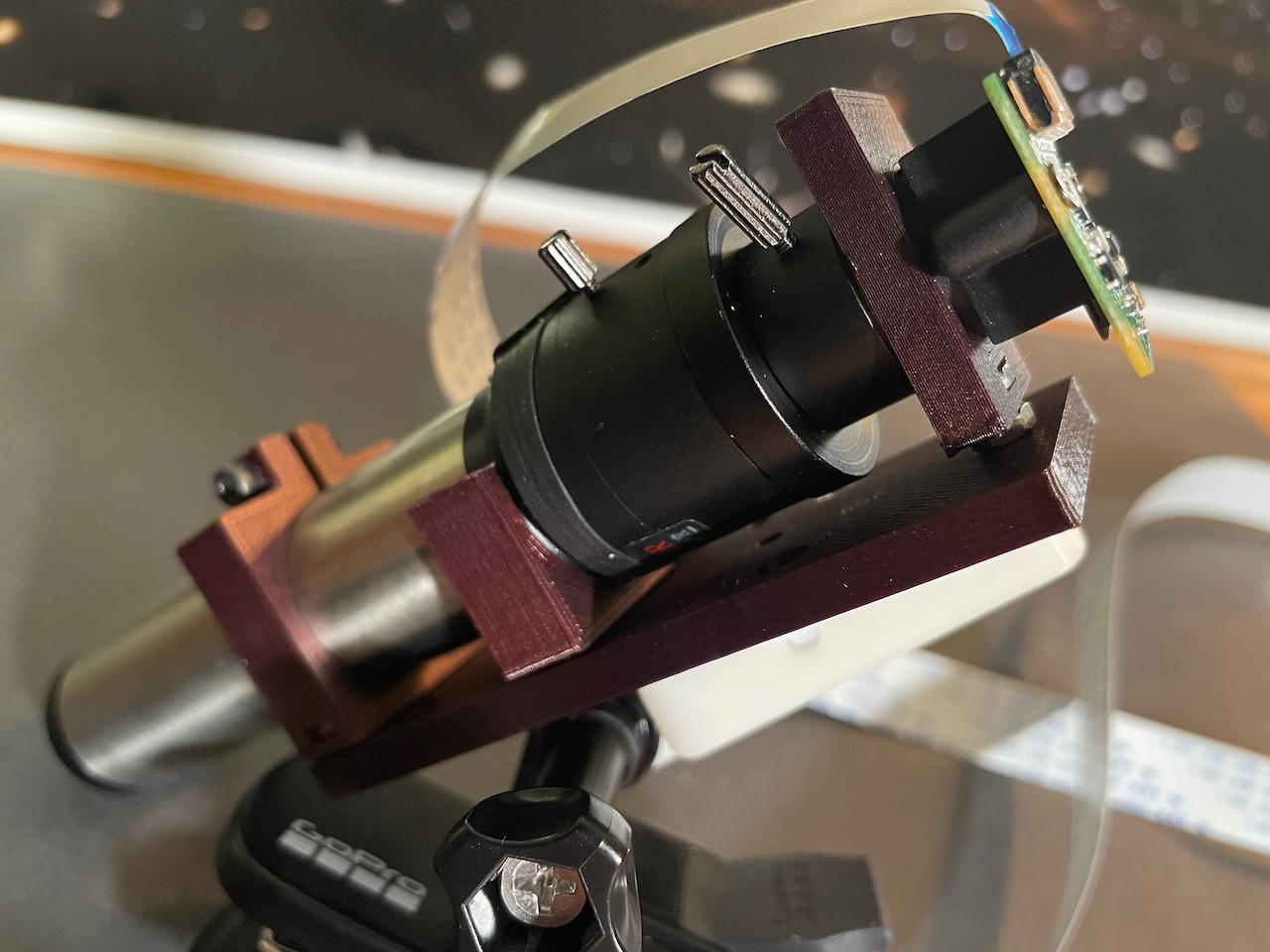 Miniatura 4 do modelo 3D pySpectrometer Mounting Rig