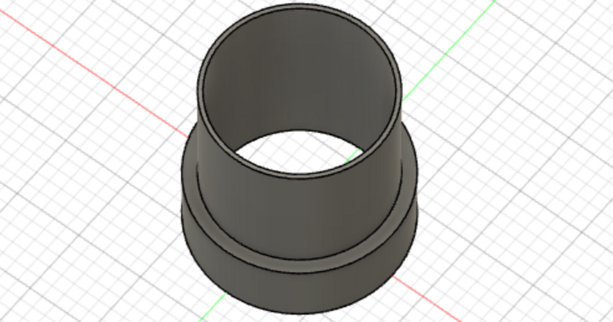 Euphonium Mouthpiece Adapter by MarkNo.1 Download free STL model