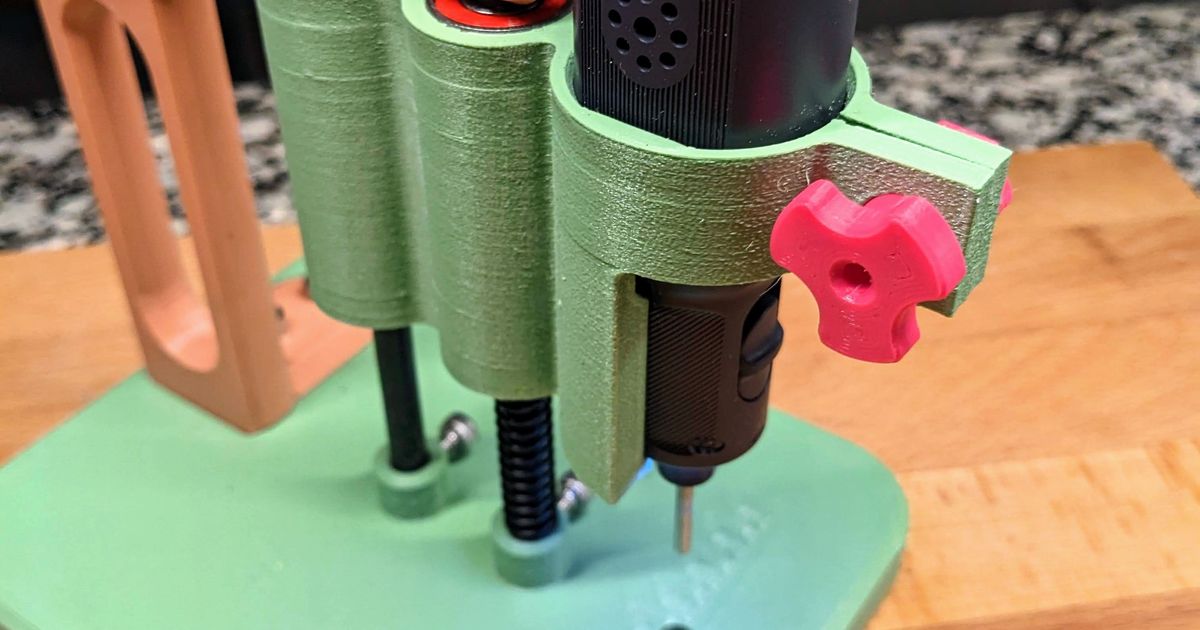 dremel drill press by pachek Download free STL model