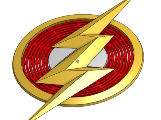 The Flash Symbol V2 by Hogger | Download free STL model | Printables.com