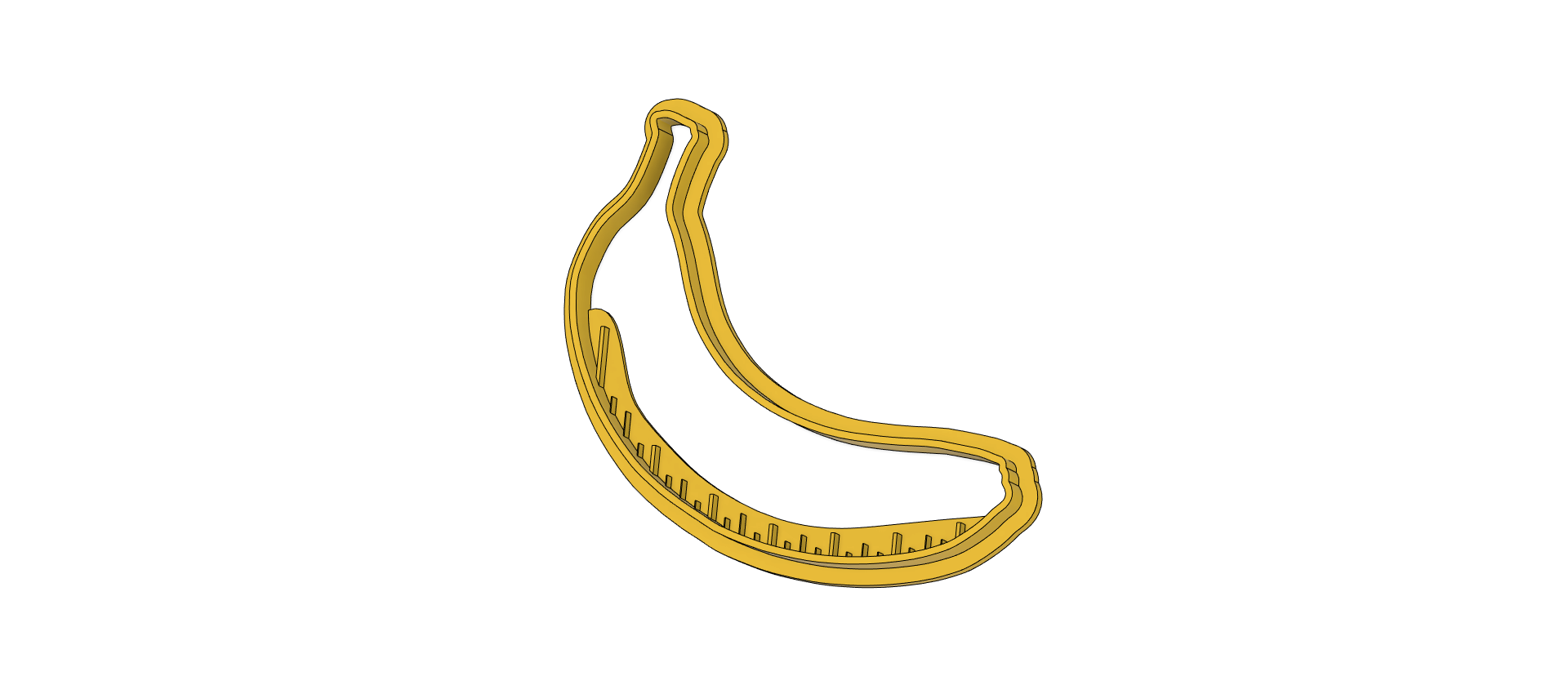 Banana For Scale Cookie Cutter - ME3Dprints