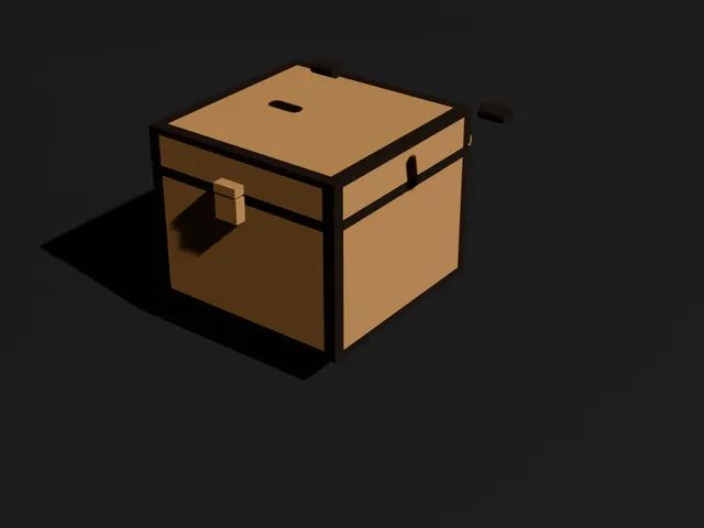 Classic Minecraft Style Hinged Chest - Functional 3D Print