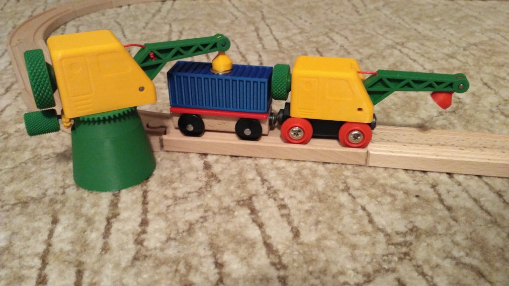 Tower/clever crane and container for wooden track - Brio and Ikea ...