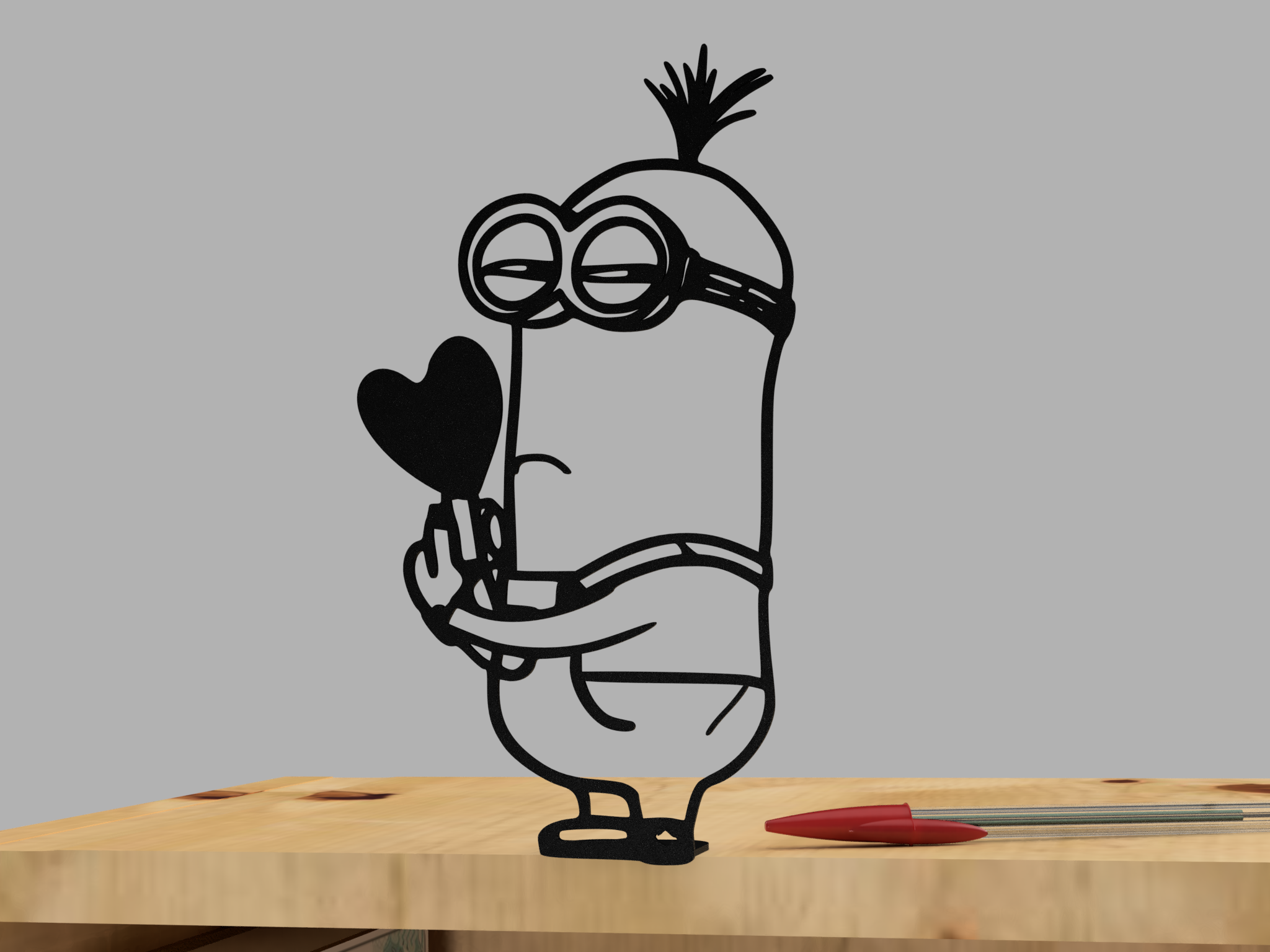 Kevin with a heart