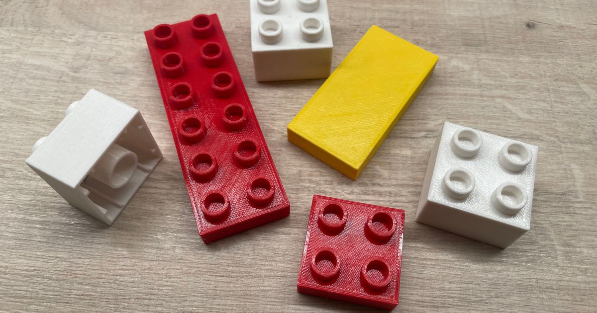 Lego Duplo Brick Collection with Parametric Source Files by András ...