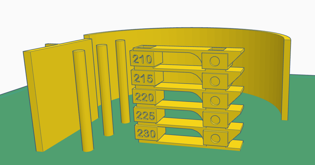 Best Temperature Tower for PLA & PETG by Ozzy The Artist Download free STL model