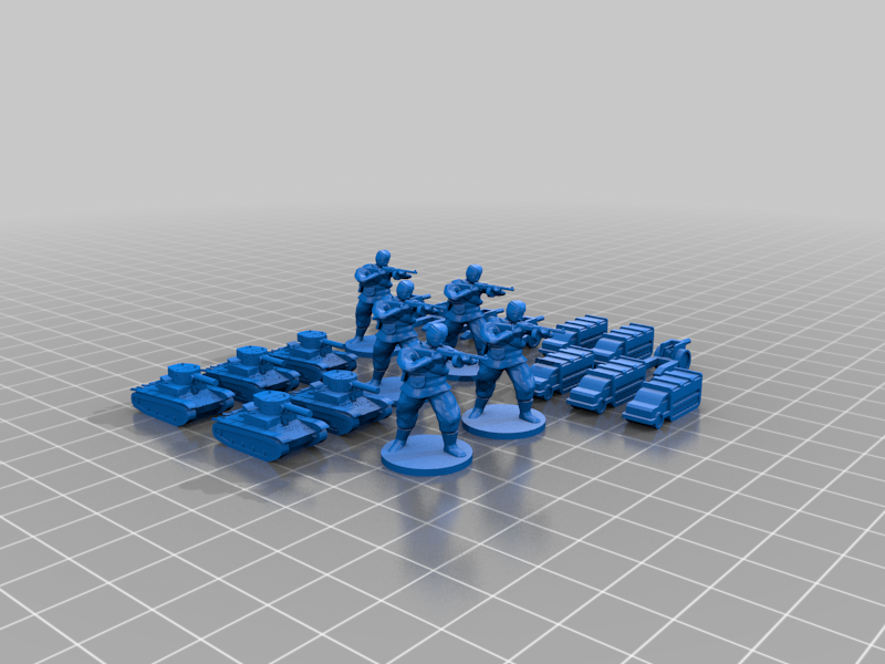 Axis And Allies FDM Printable Sets By Jake Download Free STL Model Axis And Allies FDM Printable Sets By Jake Download Free STL Model