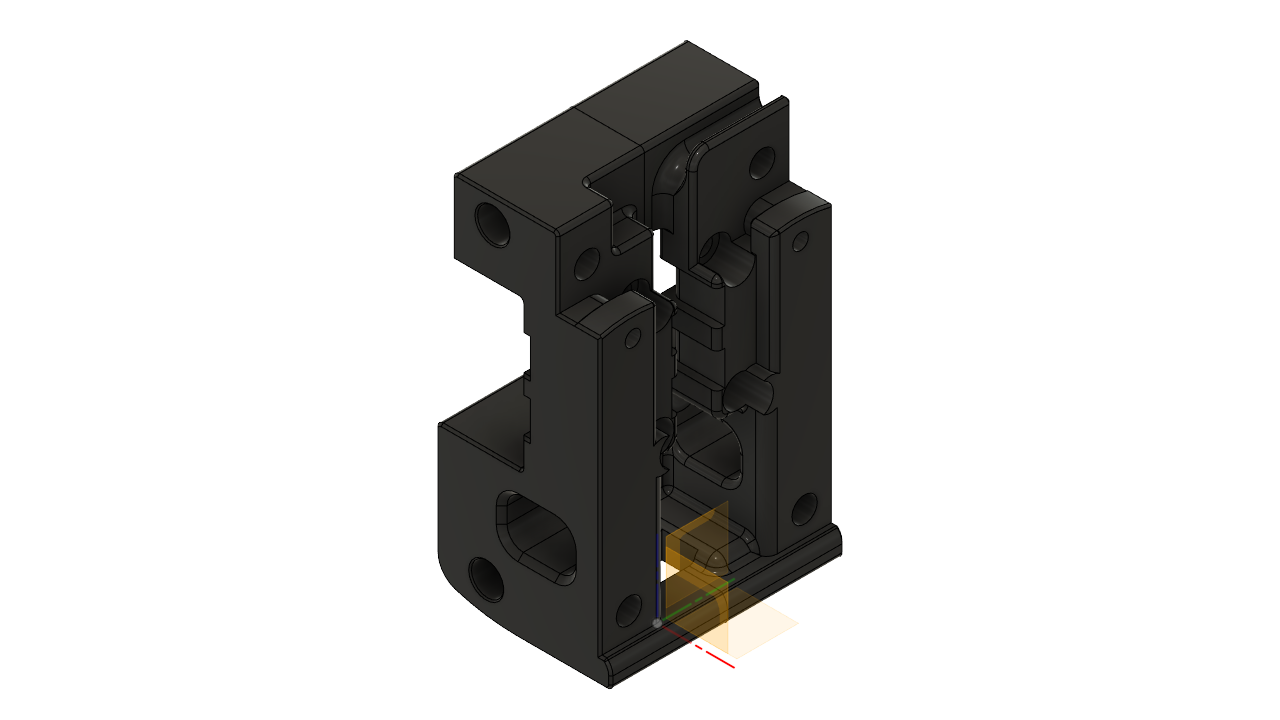 Voron 2.4 carriage MGN12C+Euclid+ Endstop X