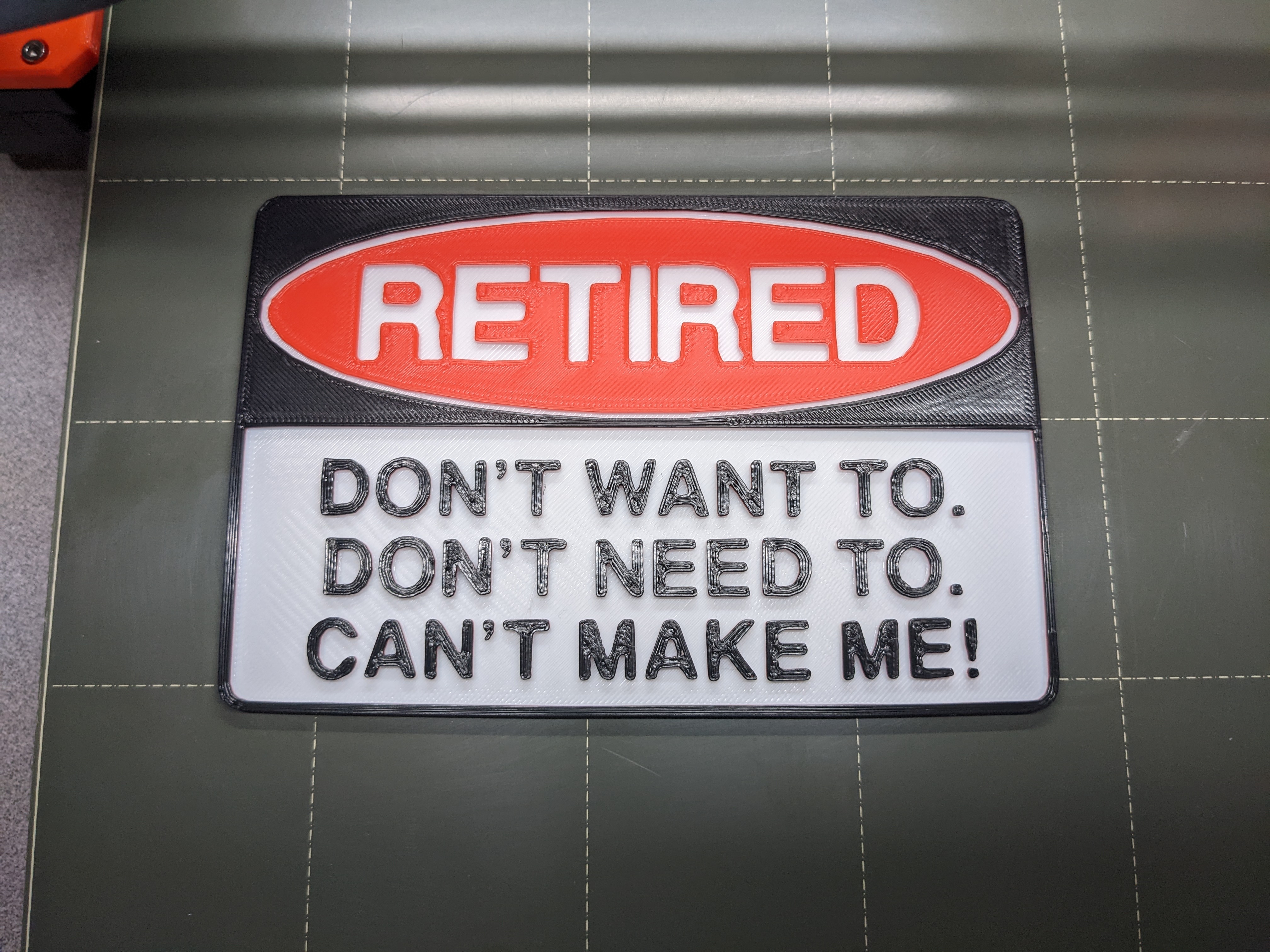 Retirement Plan Three Color Remix