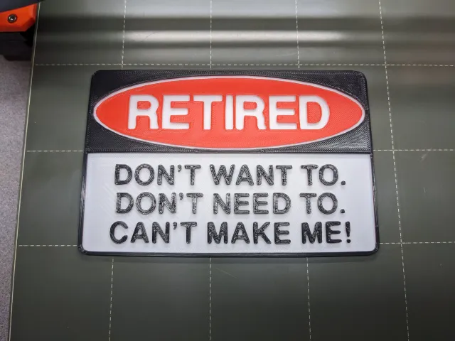 Retirement Plan Three Color Remix