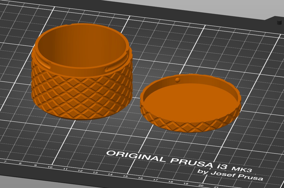 Miniatura 3 do modelo 3D Twist Lock Round Container v2