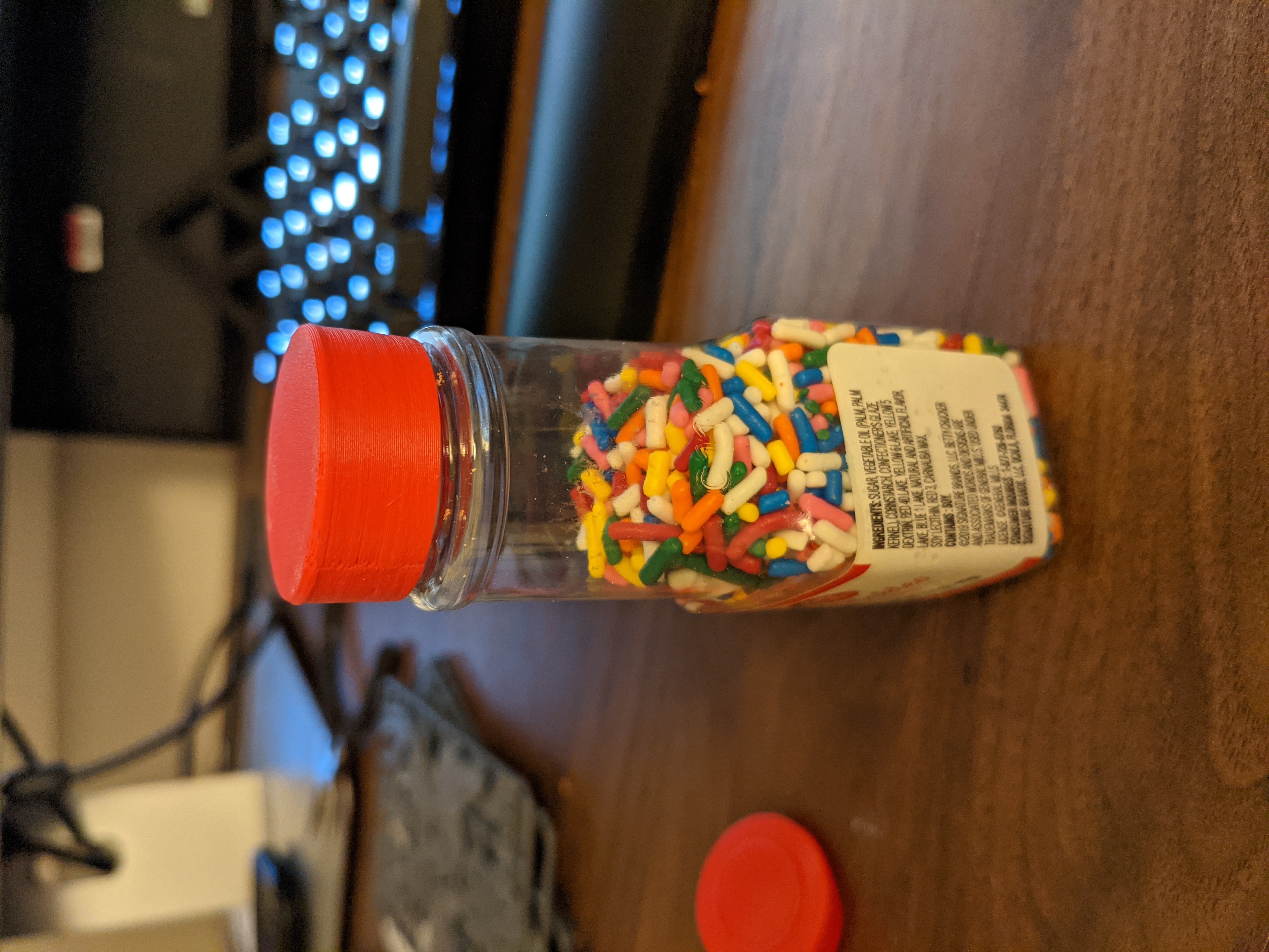 Betty Crocker sprinkles cap