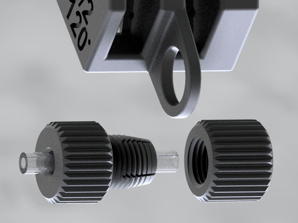 Miniatura 2 do modelo 3D PTFE-Multitool