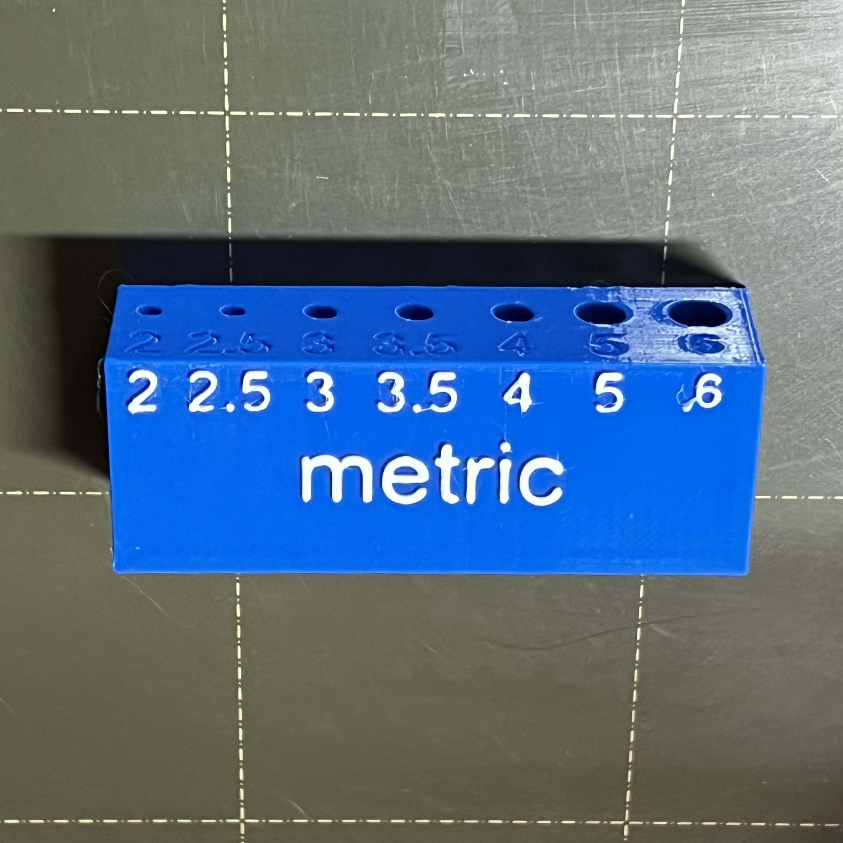 Small Metric Drill Bit Holder by mscalora Download free STL model