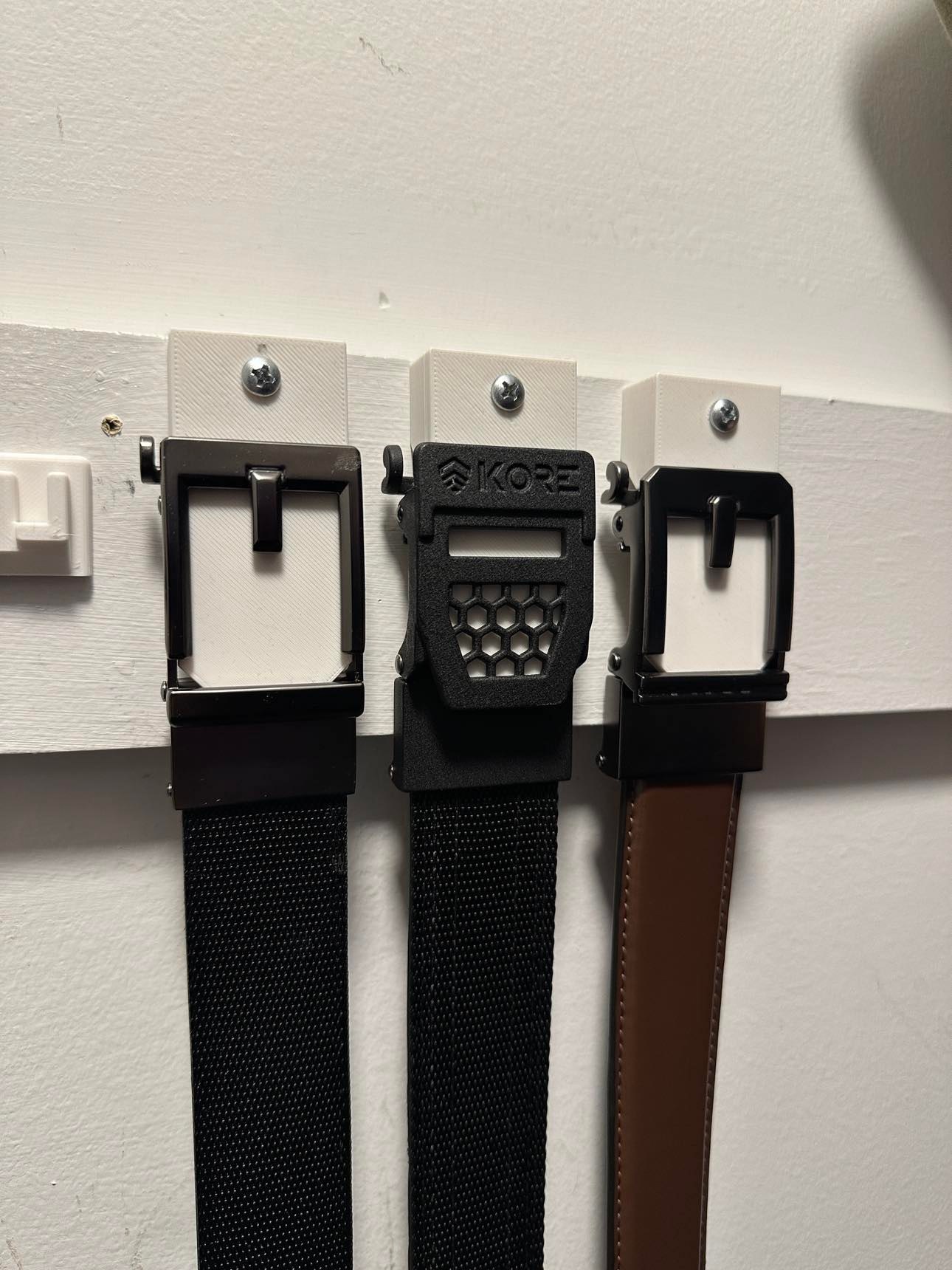 Kore Belt Hanger Wall Mounted by myk_o75 Download free STL model