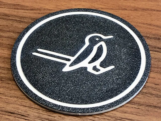 Magpie Beer Coaster - South Korea