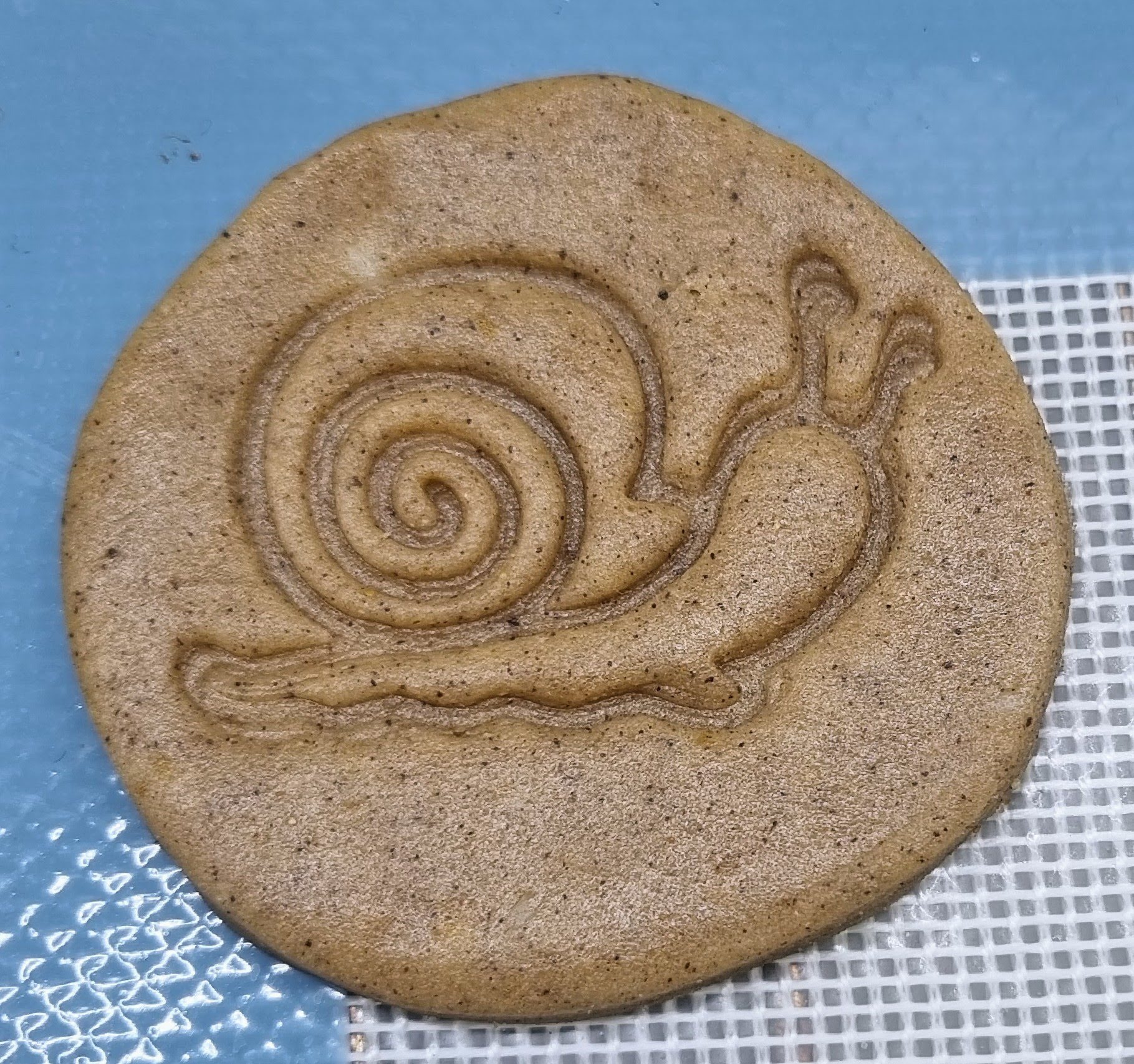Cute snail cookie cutter cookie stamp by VSP Download free STL
