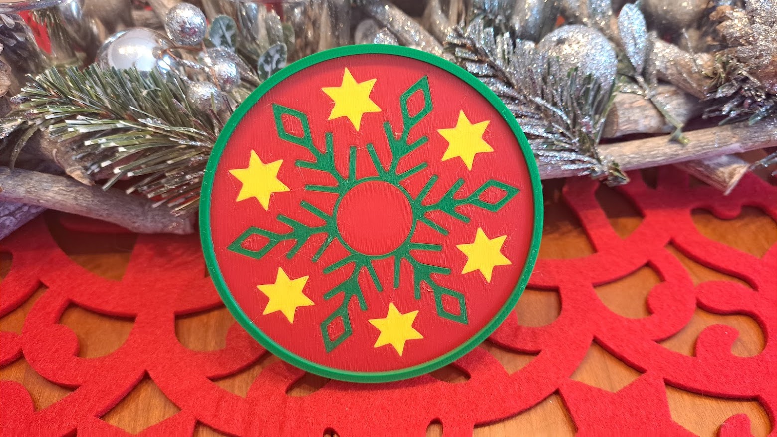 Christmas Coaster - Snow 2