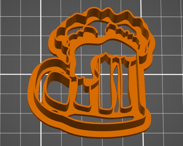 Beer cookie cutter by Petronius Download free STL model