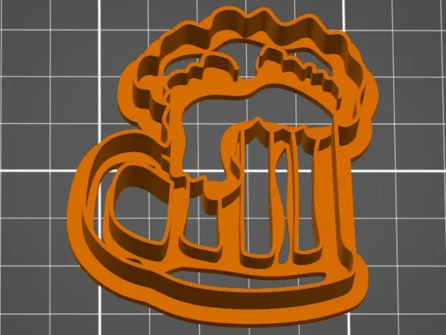 Beer cookie cutter
