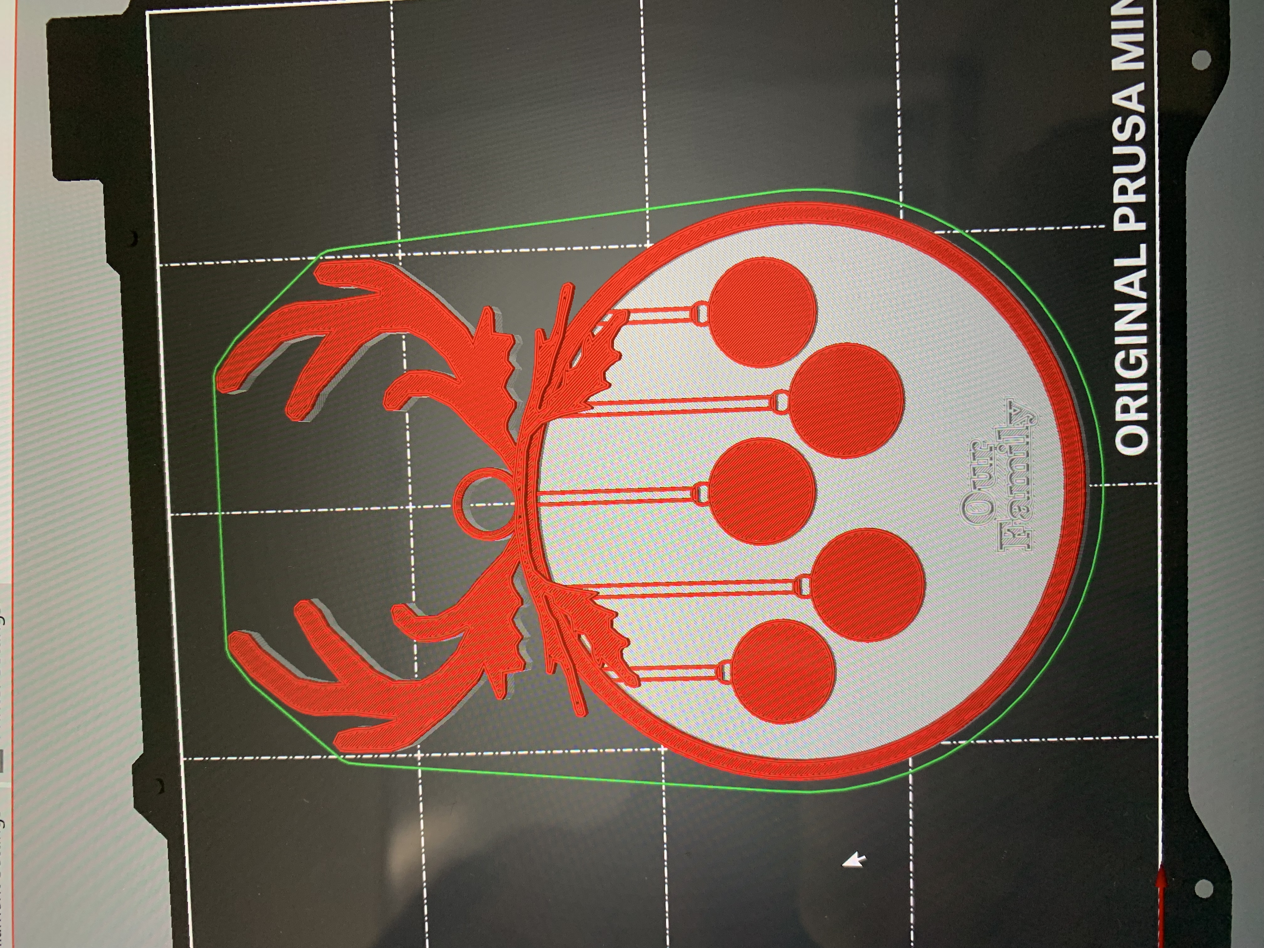 5 Person Family Ornament