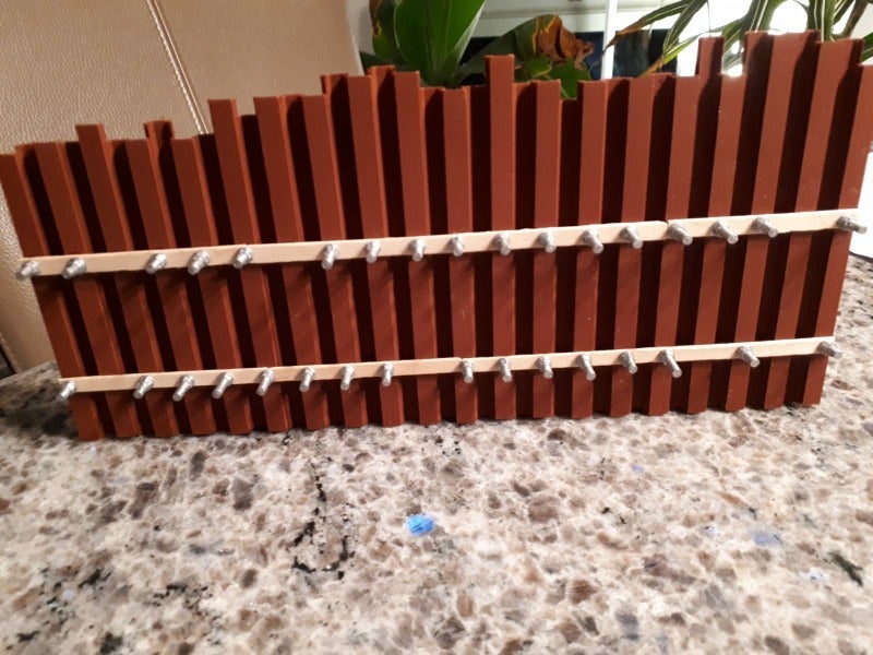 Modellbau Spundwand H0 / Model construction sheet pile wall H0