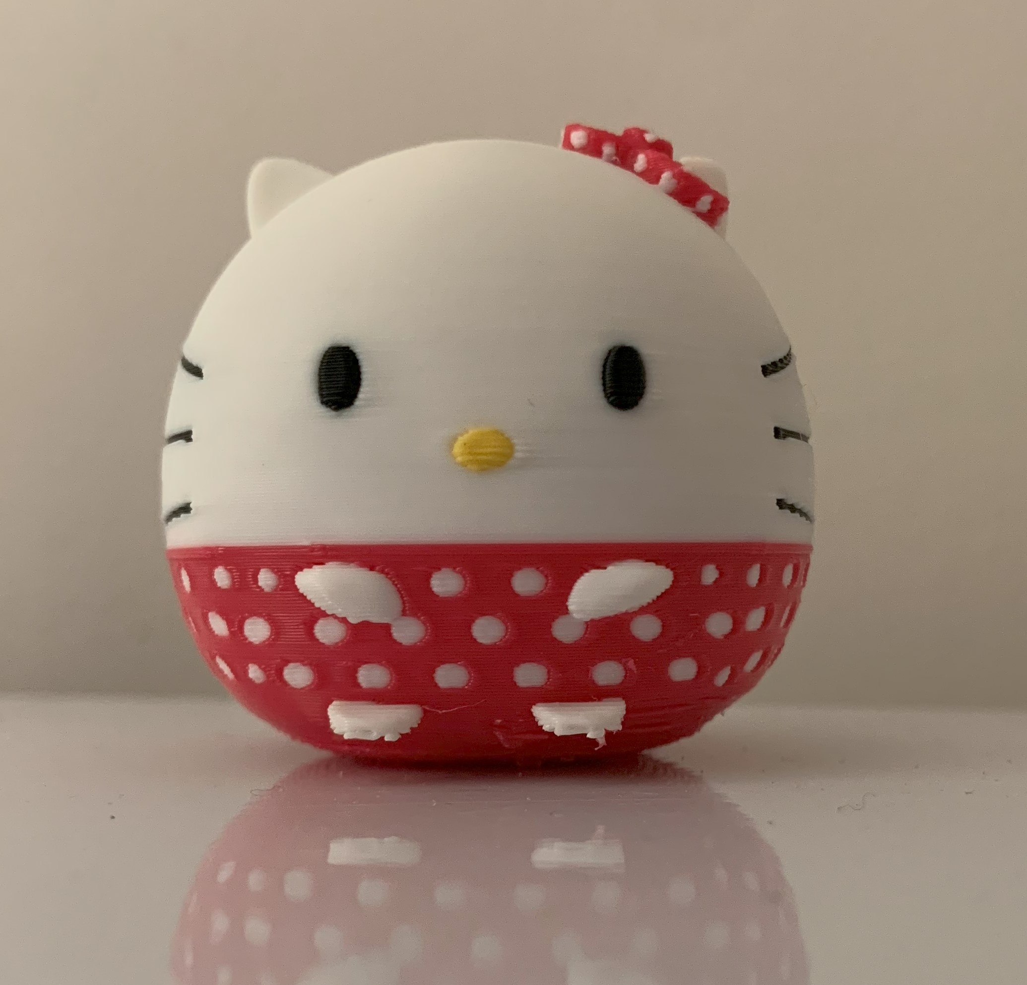 Miniatura 3 do modelo 3D Round Hello Kitty Ornament