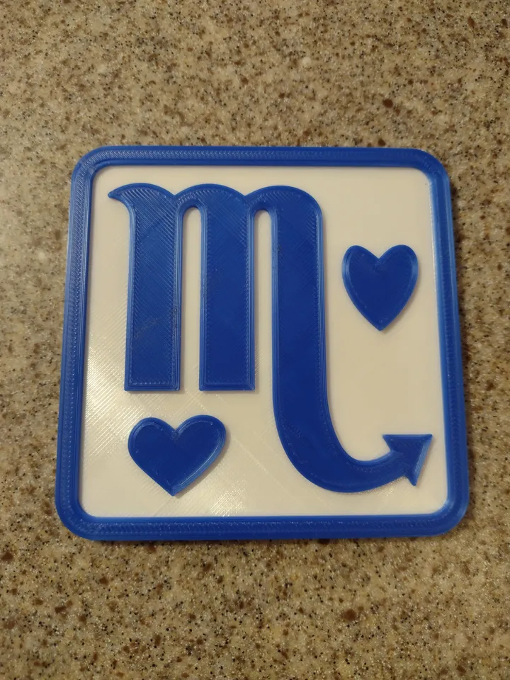 Scorpio Coaster by southbaygsr | Download free STL model | Printables.com