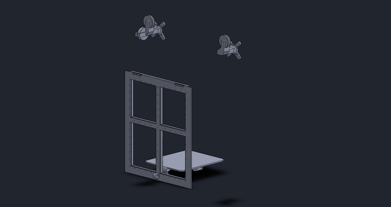 Kürnikotvör - self-opening chicken coop door