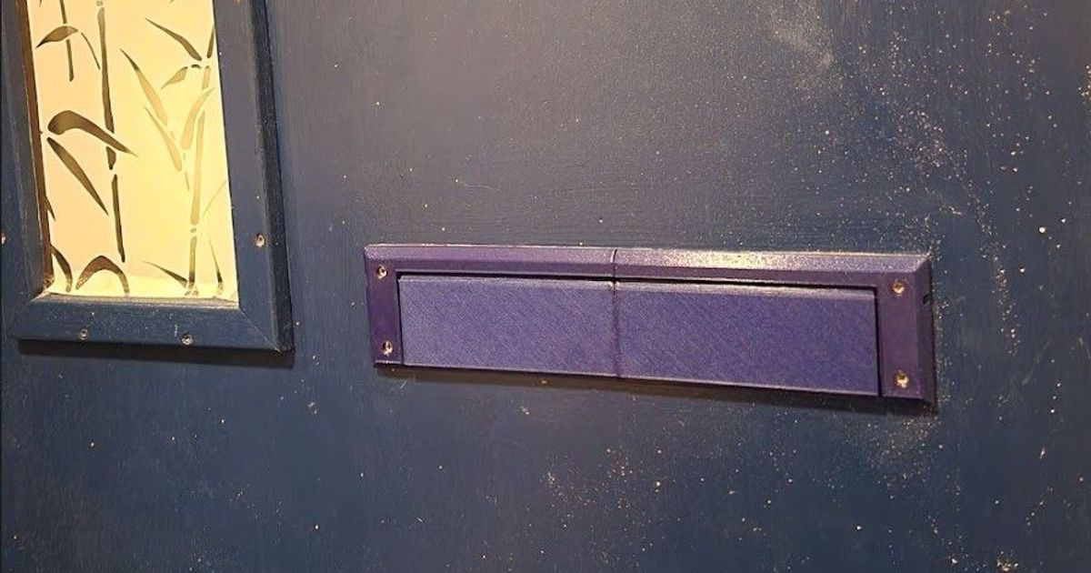 Door mail slot by LNT Download free STL model