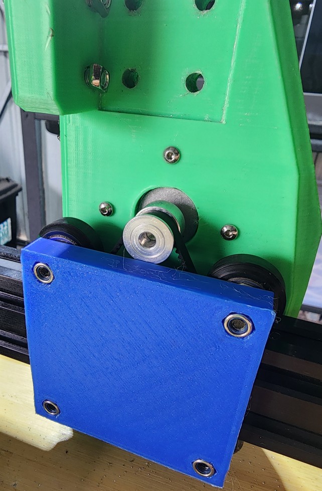 Y axis V wheel support - E3CNC - Ender 3 Pro based CNC
