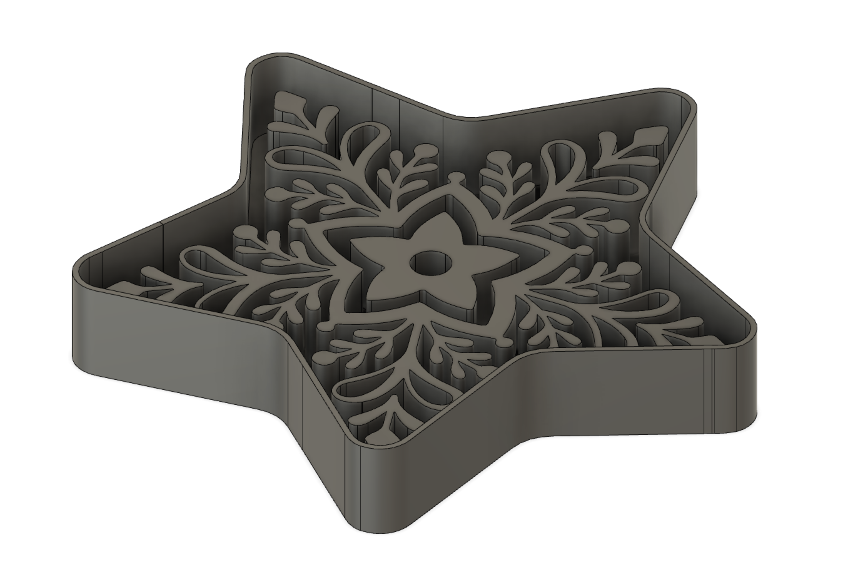 STL file Star faded cookie stamp cutter Star faded cookie stamp cutter,  cookie dough cutter / marker ⭐・3D printable model to download・Cults