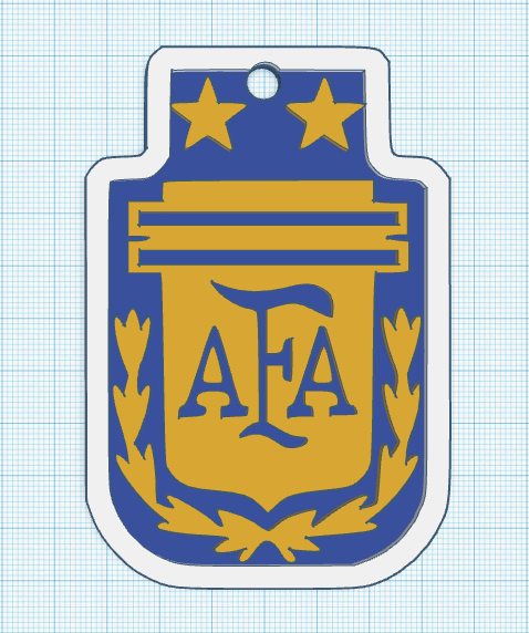 Argentina FiFa Keychain