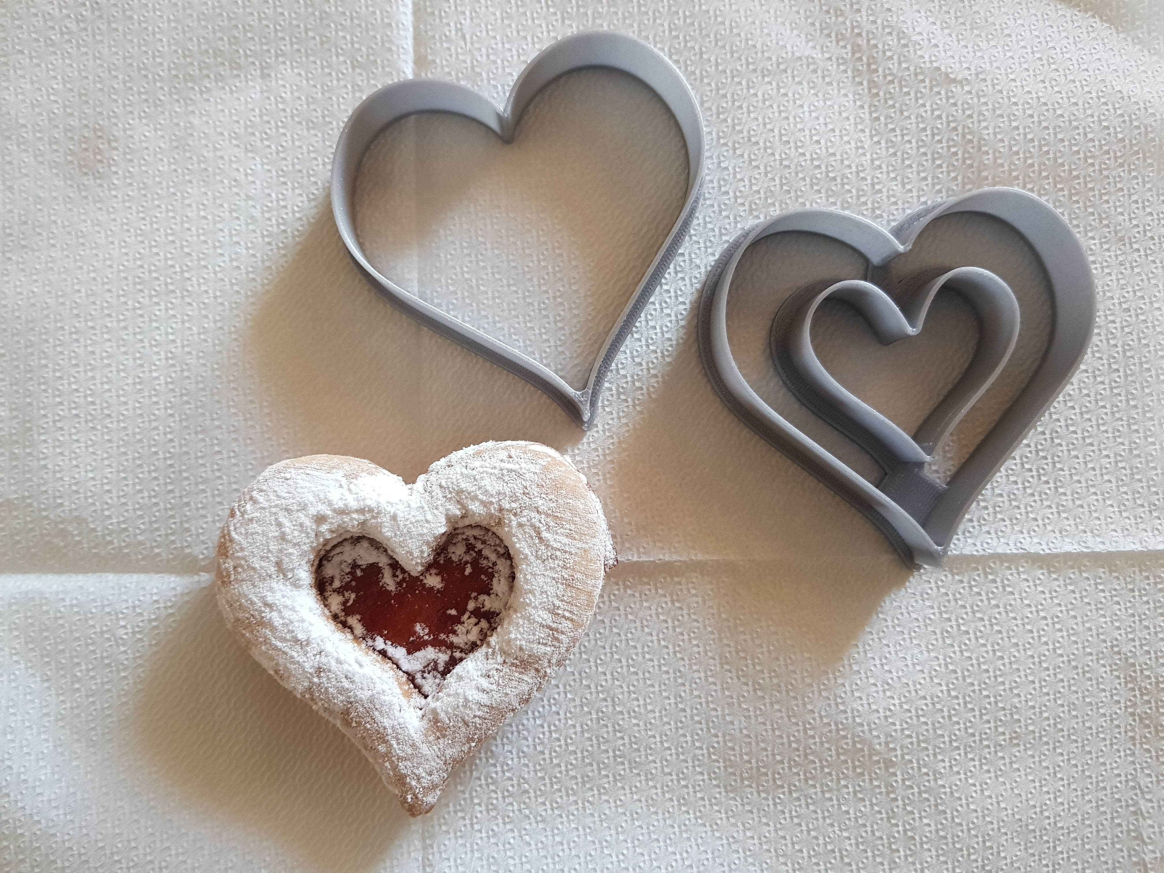 Heart cookies cutter