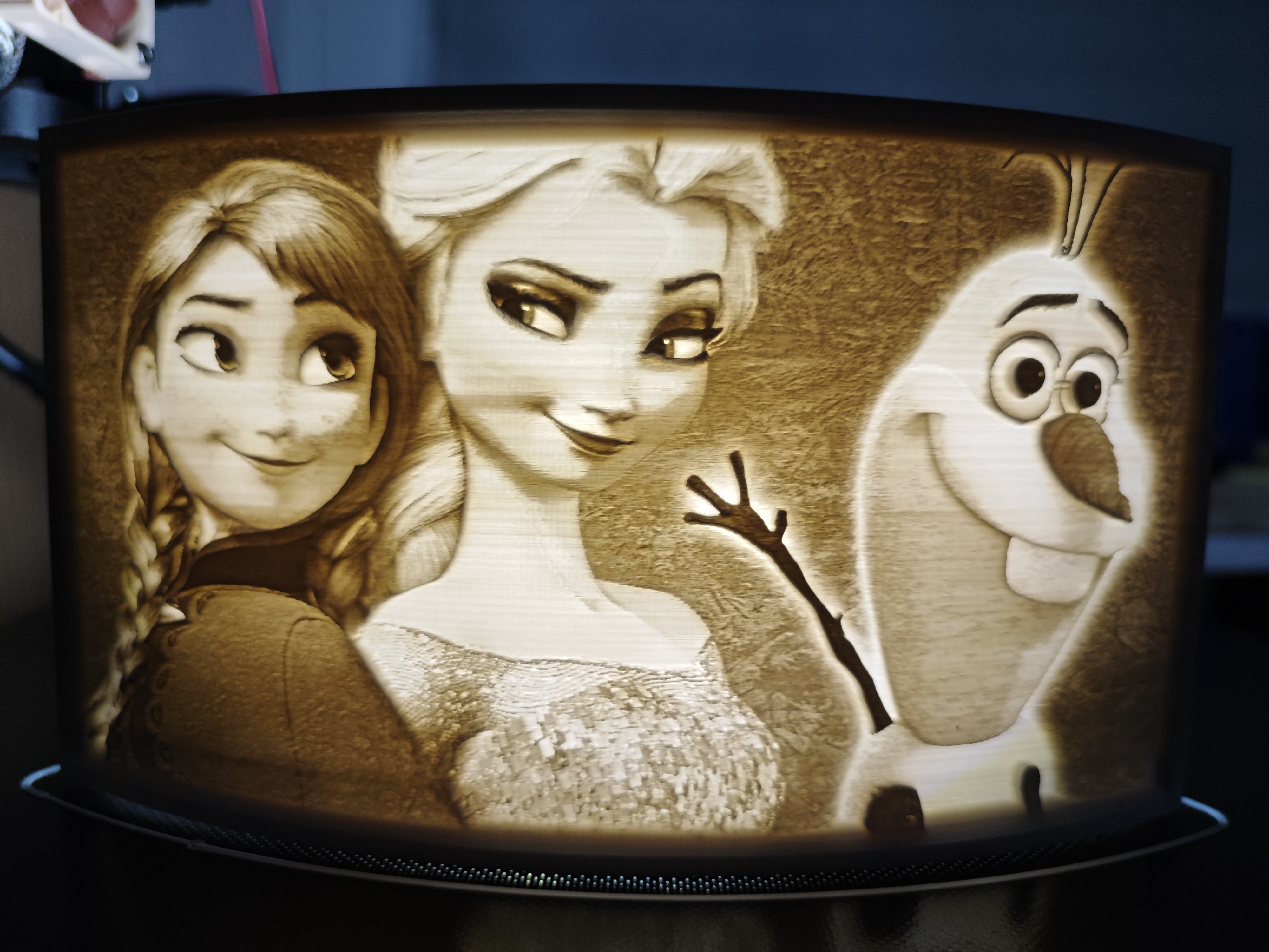 Disney's Frozen Lithophane