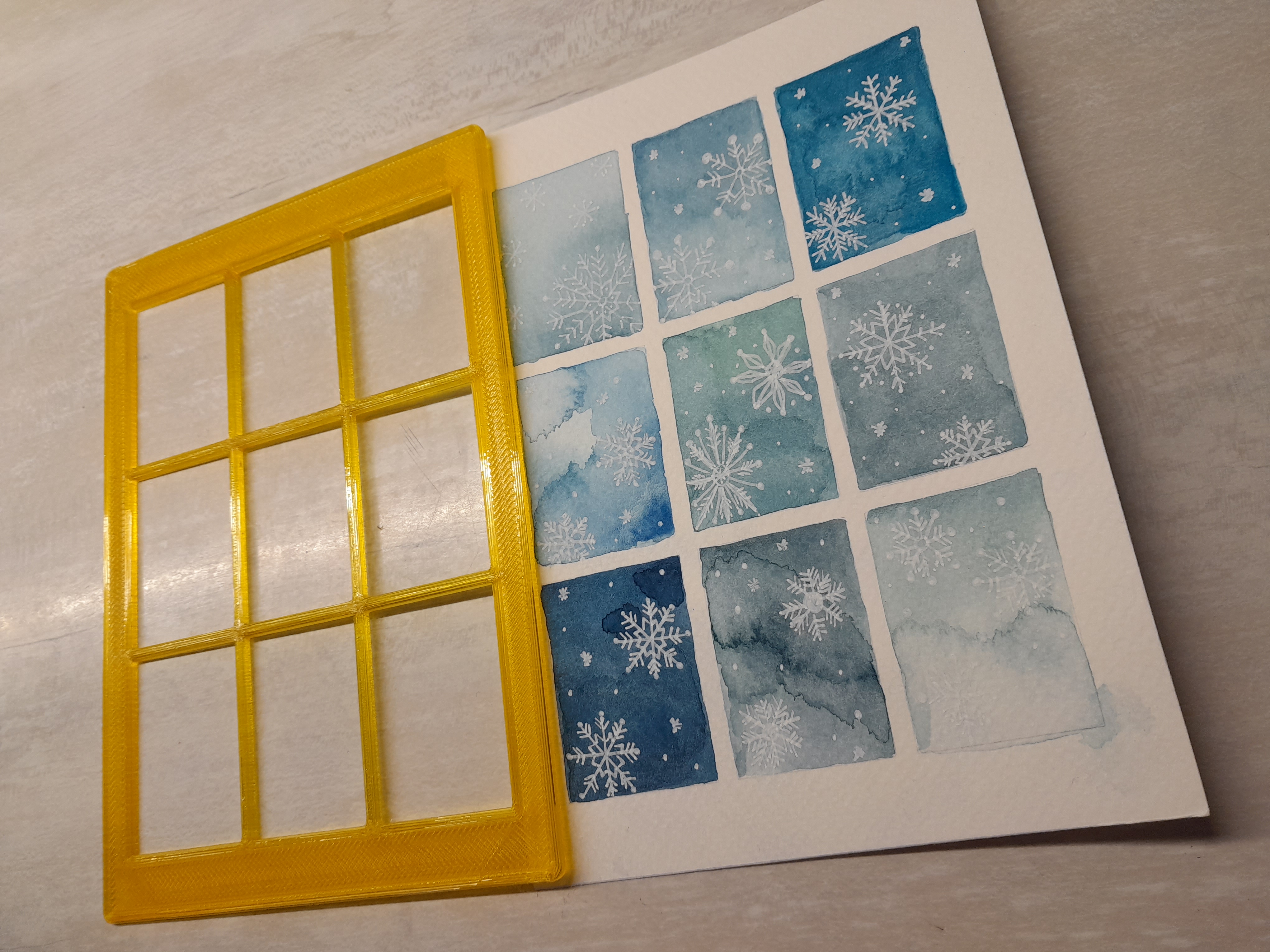 Gift card stencil