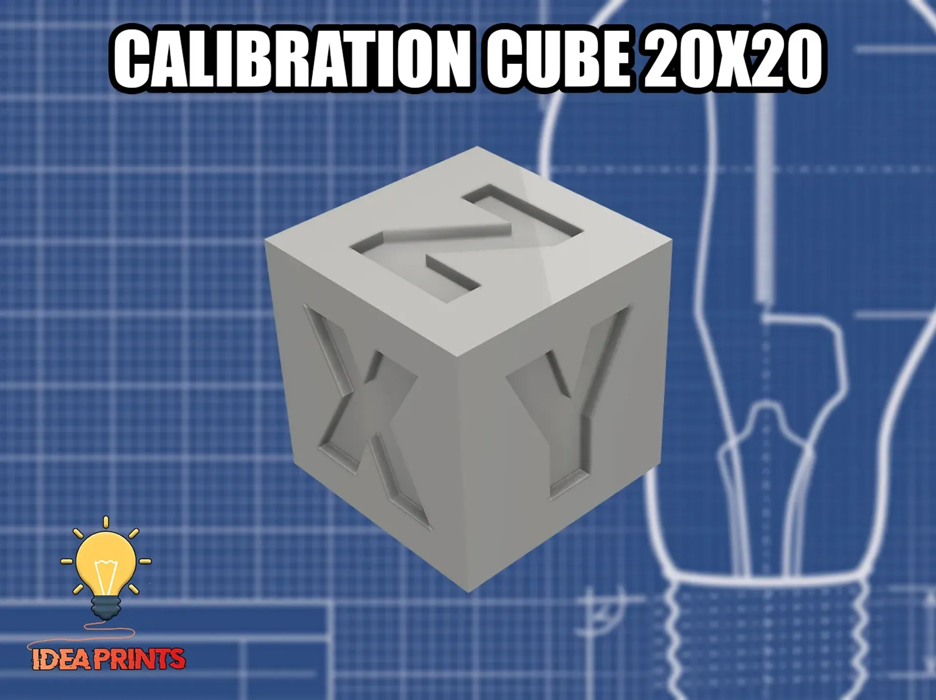 Preview image of part, Calibration Cube