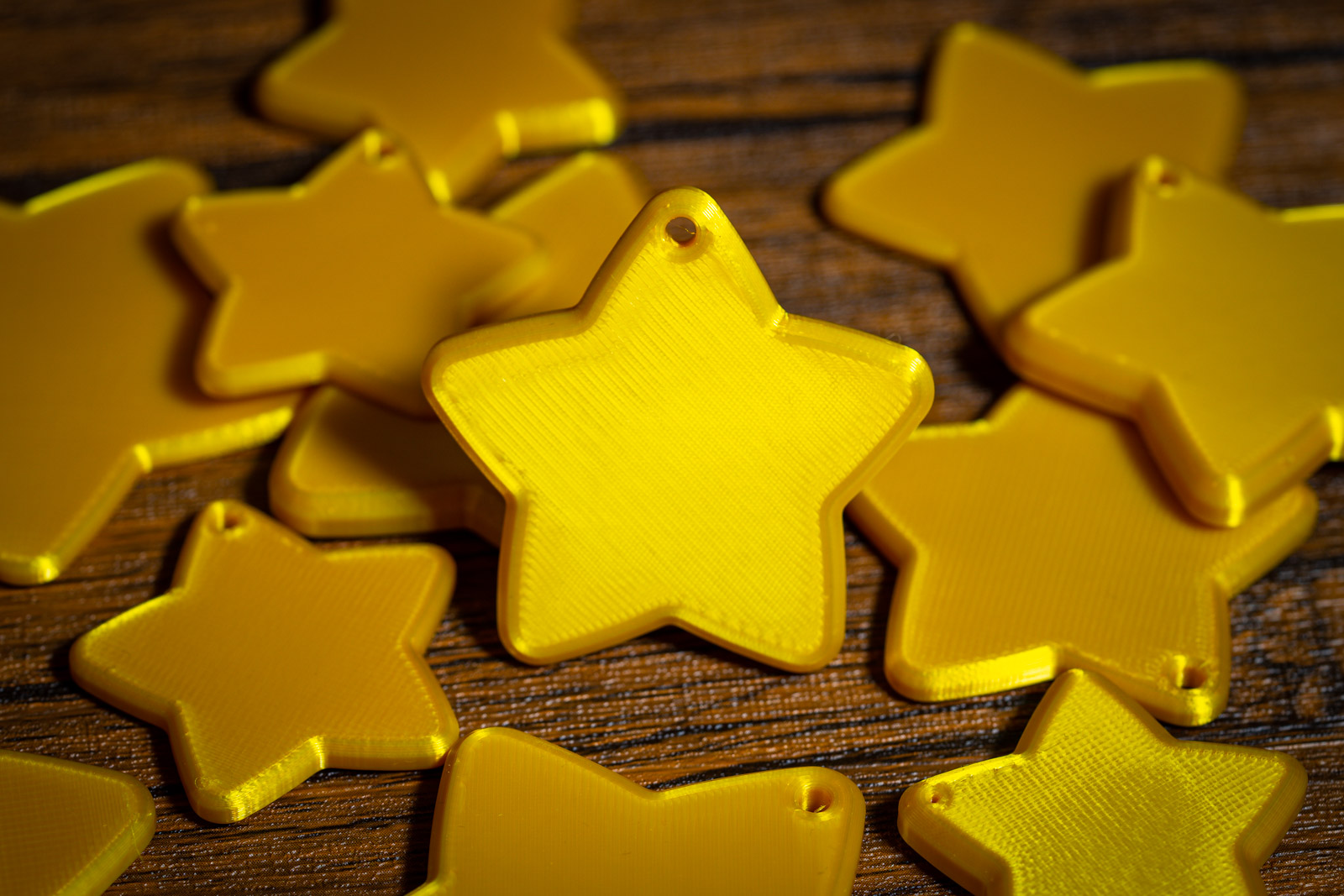 Beautiful Bulgy Five-Point Stars for Decoration