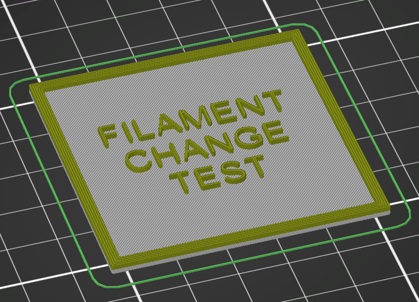 Filament Change Test