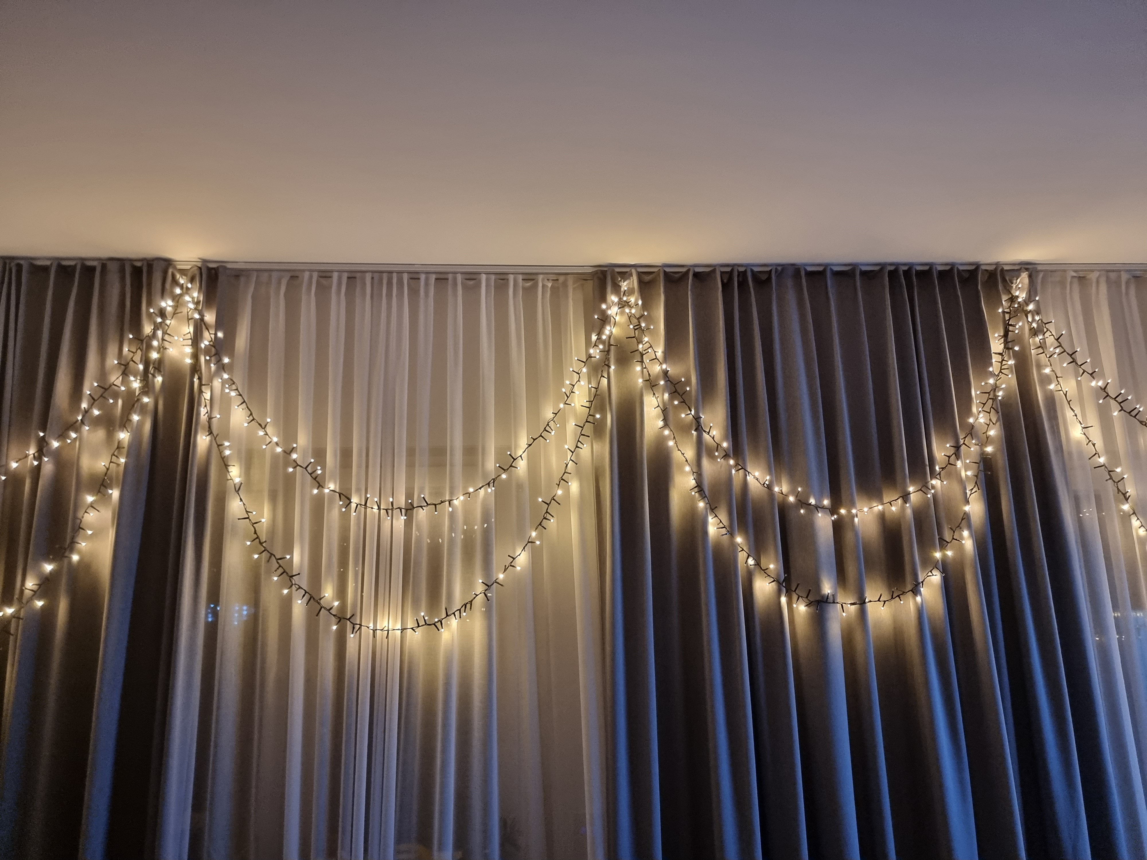Christmas lights curtain hook