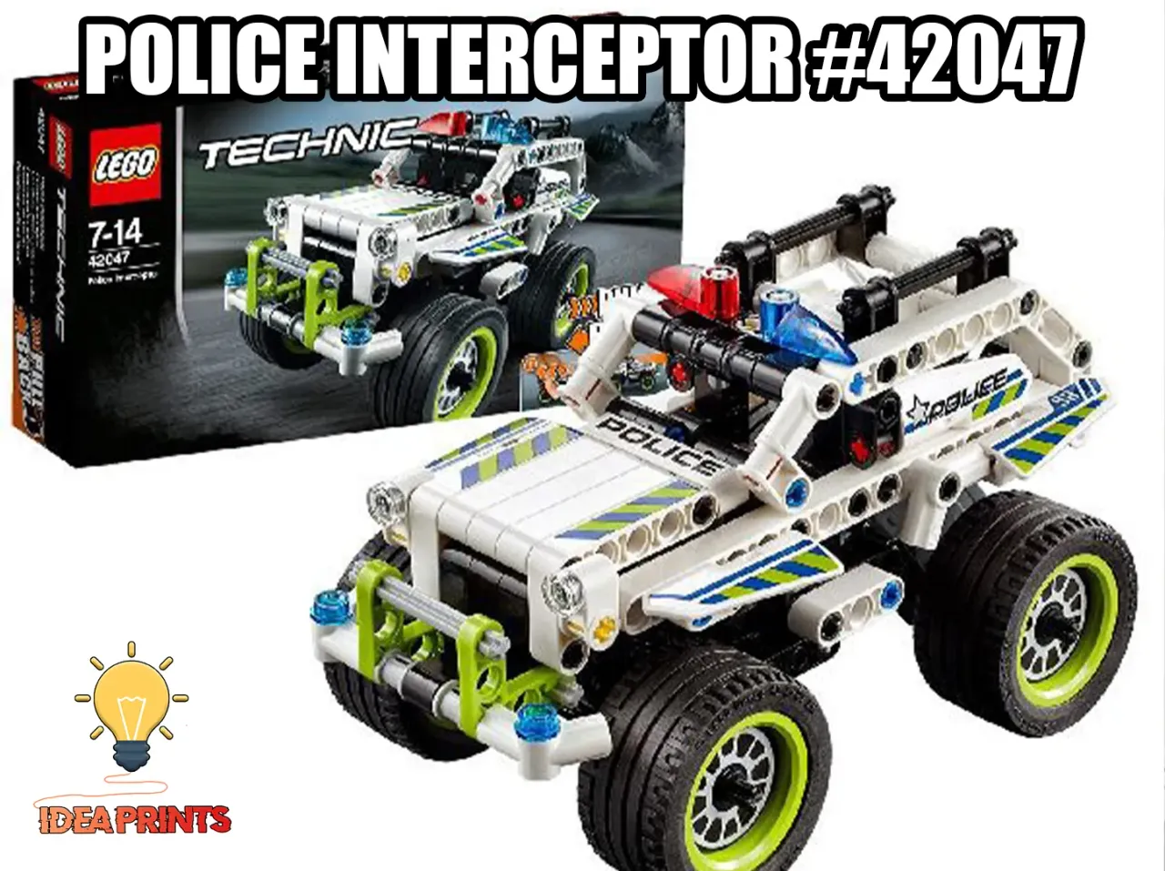 Lego Technic Police #42047 Idea Prints | Download free model | Printables.com