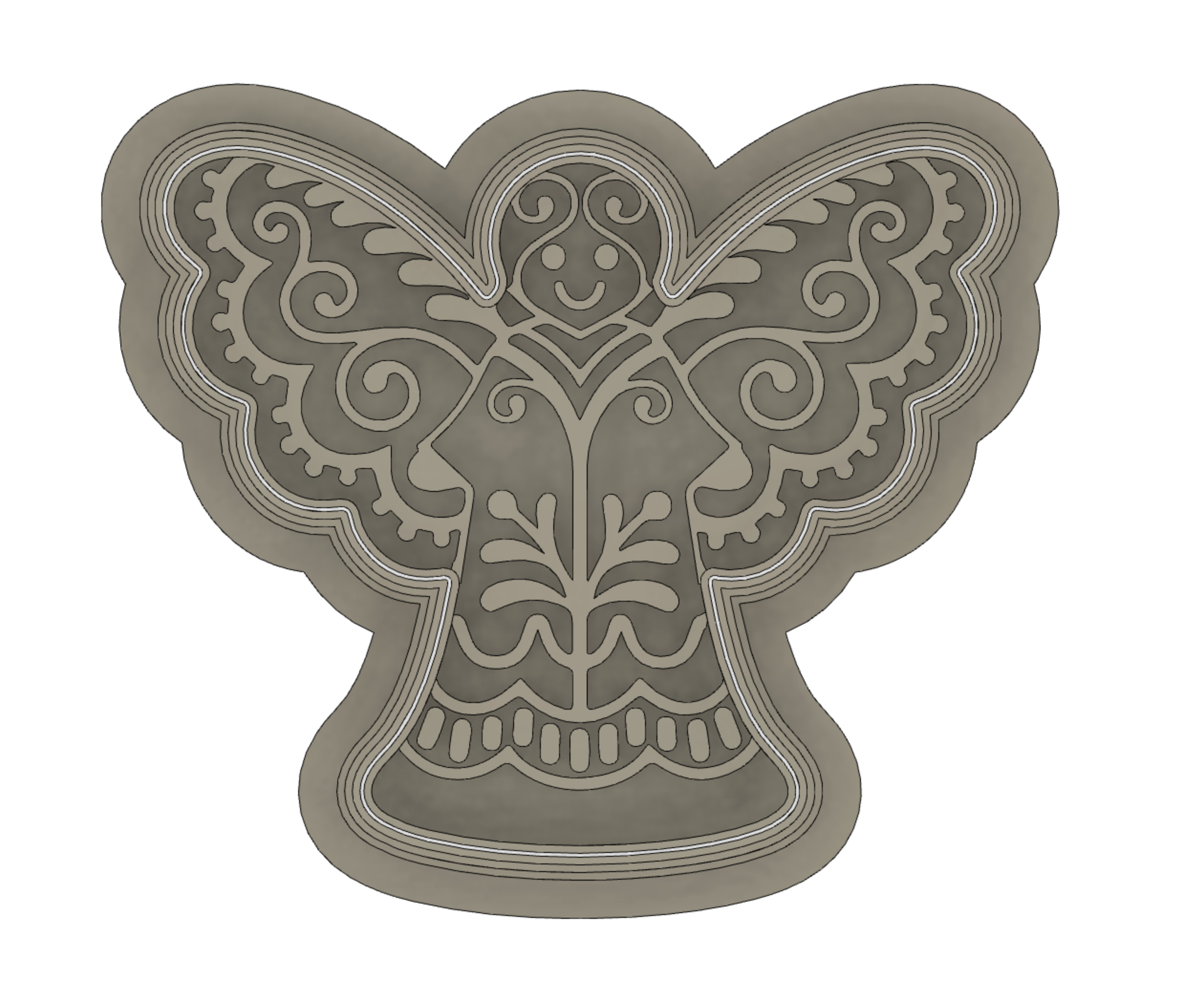 Miniatura 3 do modelo 3D Cookie Cutters Angel