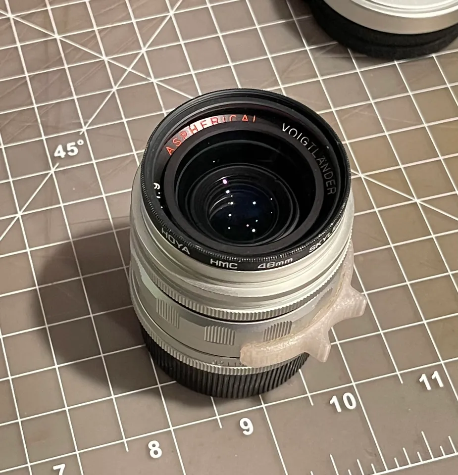 Focus Tab lever for Voigtlander 28mm Ultron F1.9 lens in Leica M