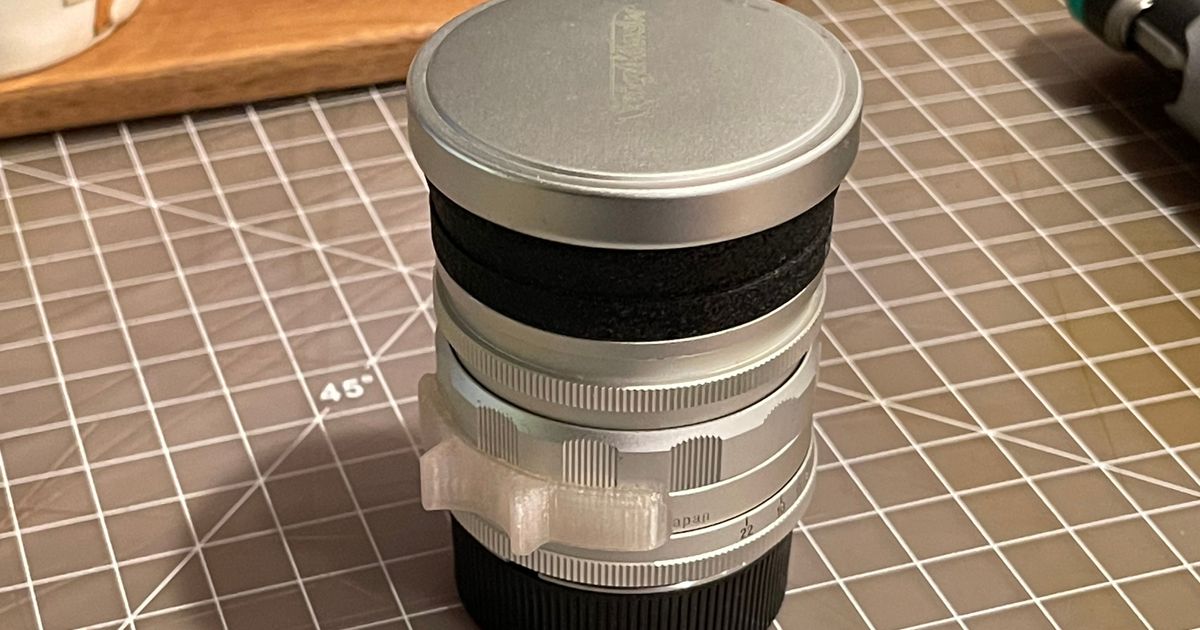 Focus Tab lever for Voigtlander 28mm Ultron F1.9 lens in Leica M