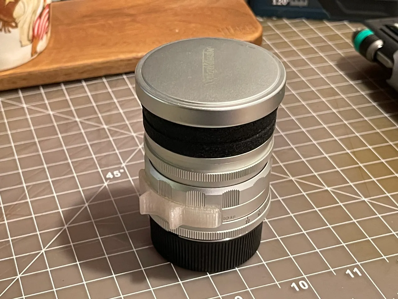 Focus Tab lever for Voigtlander 28mm Ultron F1.9 lens in Leica M
